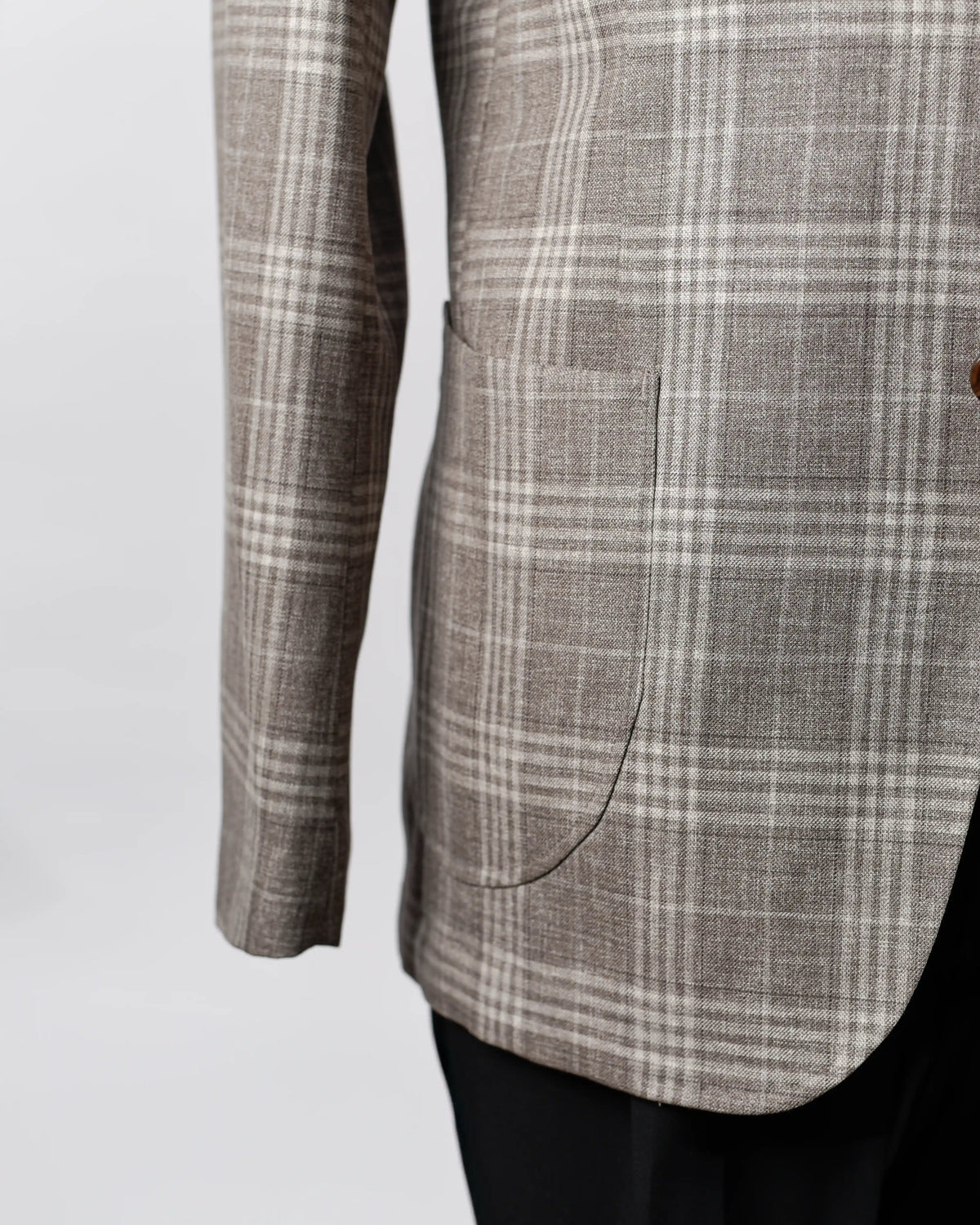 CHAQUETA NAPOLITANA ARENA CUADRO PRÍNCIPE DE GALES
