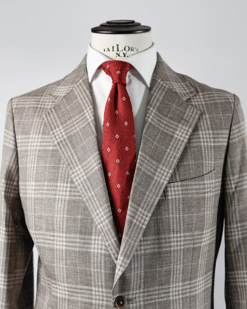 CHAQUETA NAPOLITANA ARENA CUADRO PRÍNCIPE DE GALES