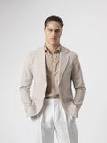 AMERICANA LINO PATA DE GALLO BEIGE