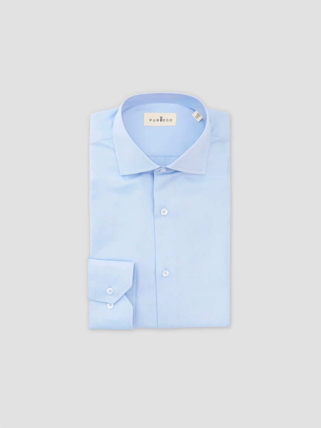 CAMISA TWILL VESTIR CELESTE