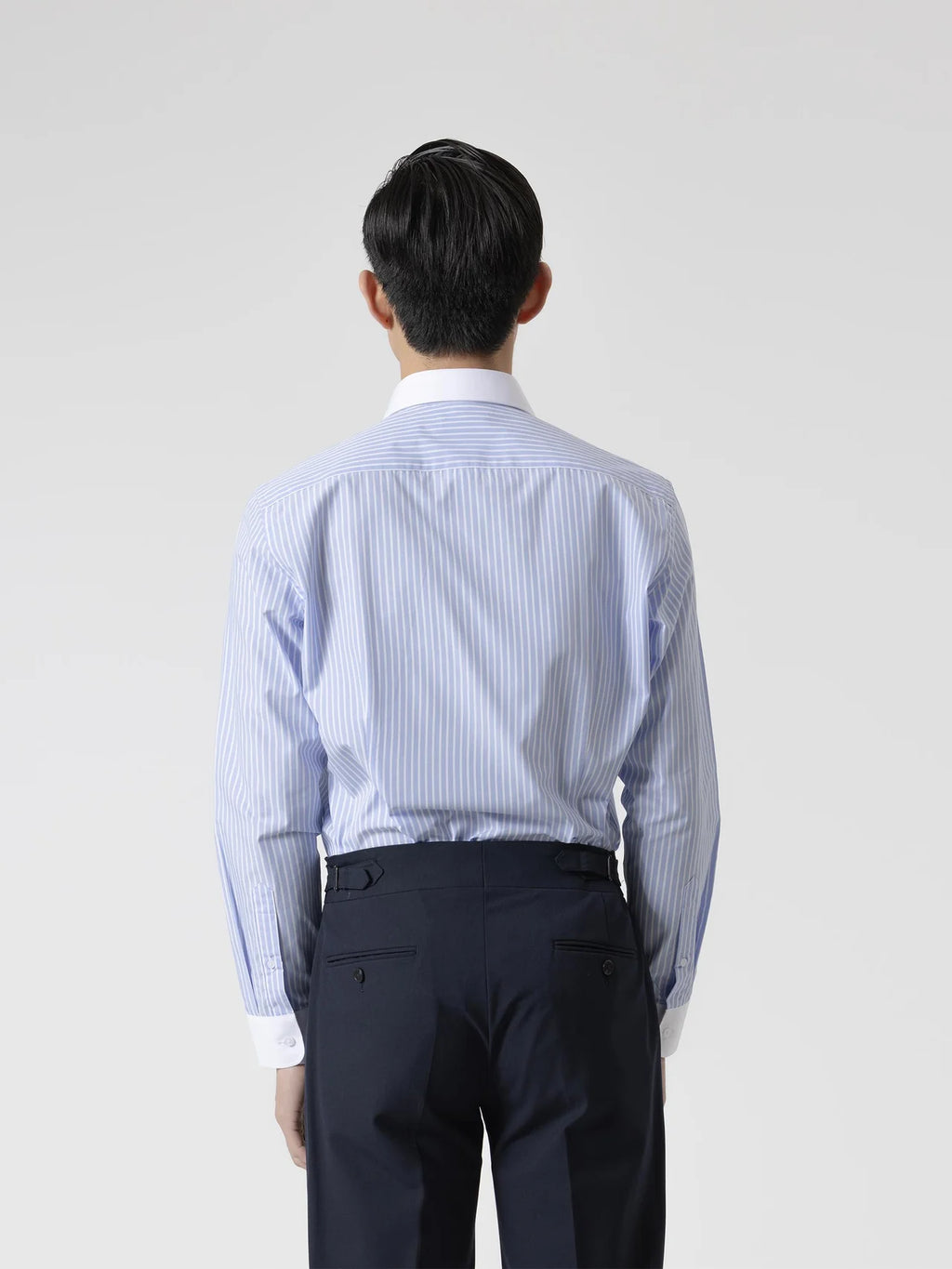 CAMISA VESTIR RAYAS CUELLO CONTRASTE