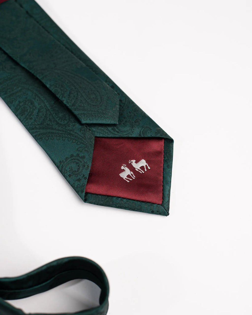 Corbata SS26 Verde paisleys