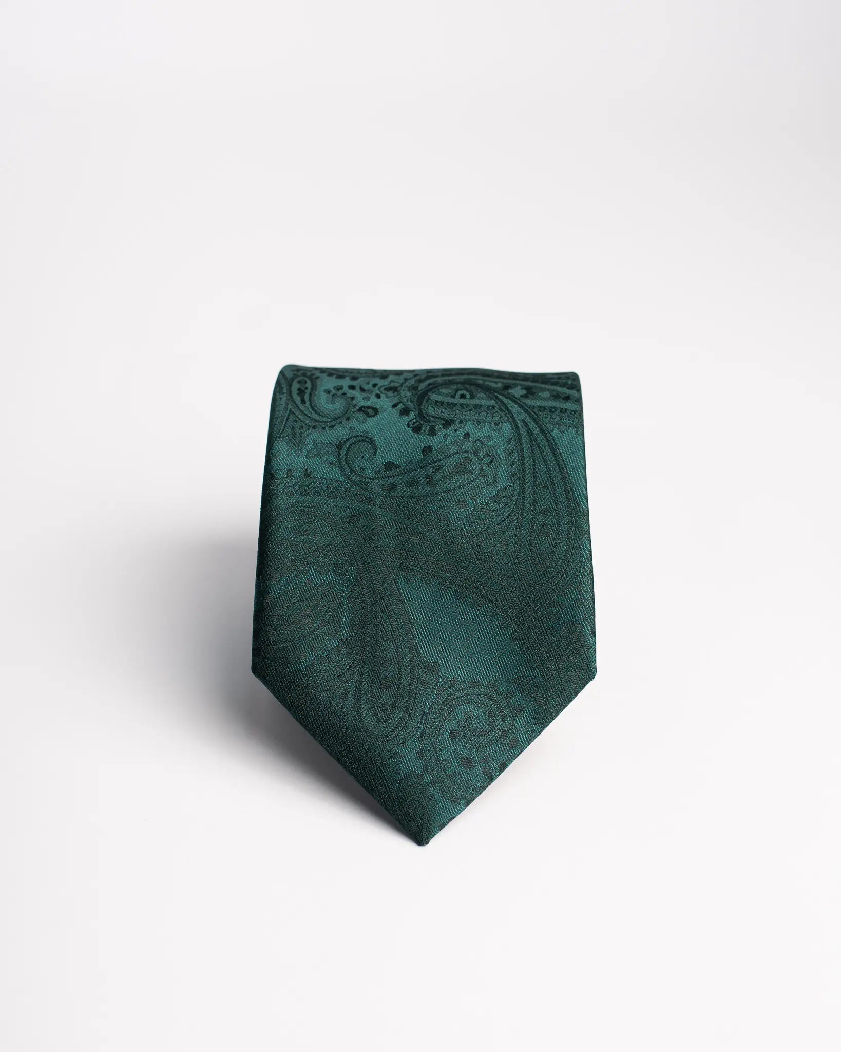 Corbata SS26 Verde paisleys