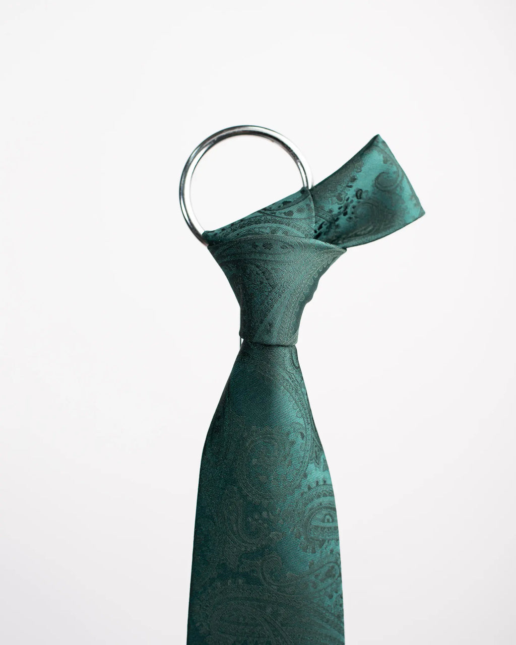 Corbata SS26 Verde paisleys