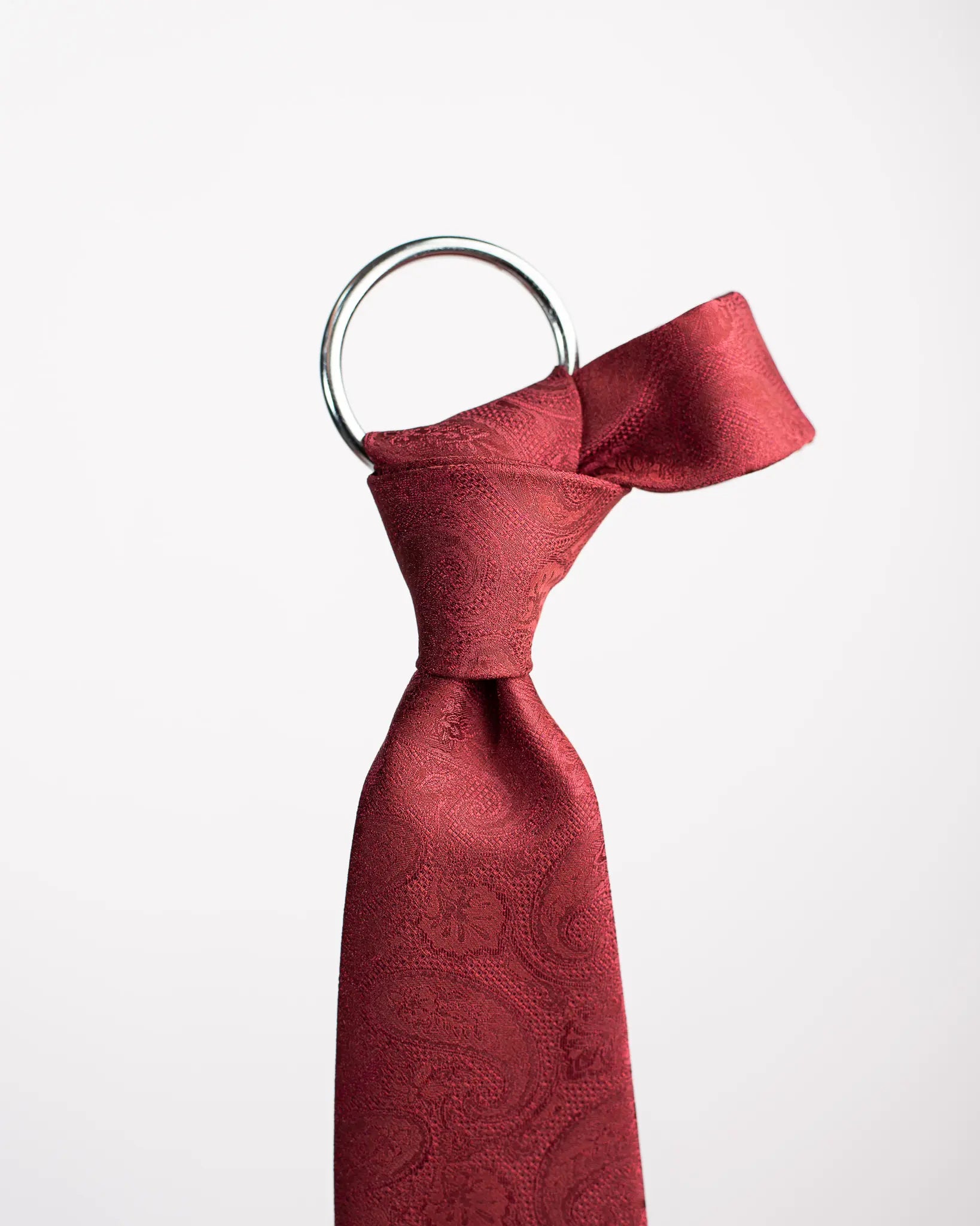 Corbata SS26 Vino paisleys