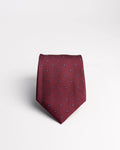 Corbata SS26 Vino microdiseño