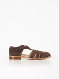 SANDALIA FISHERMAN SUEDE MARRÓN