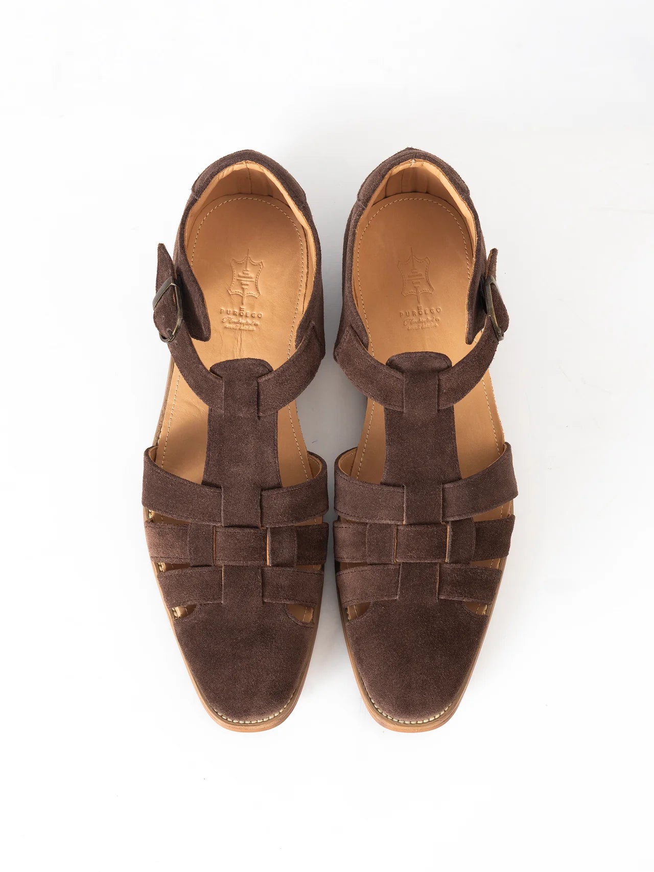 SANDALIA FISHERMAN SUEDE MARRÓN