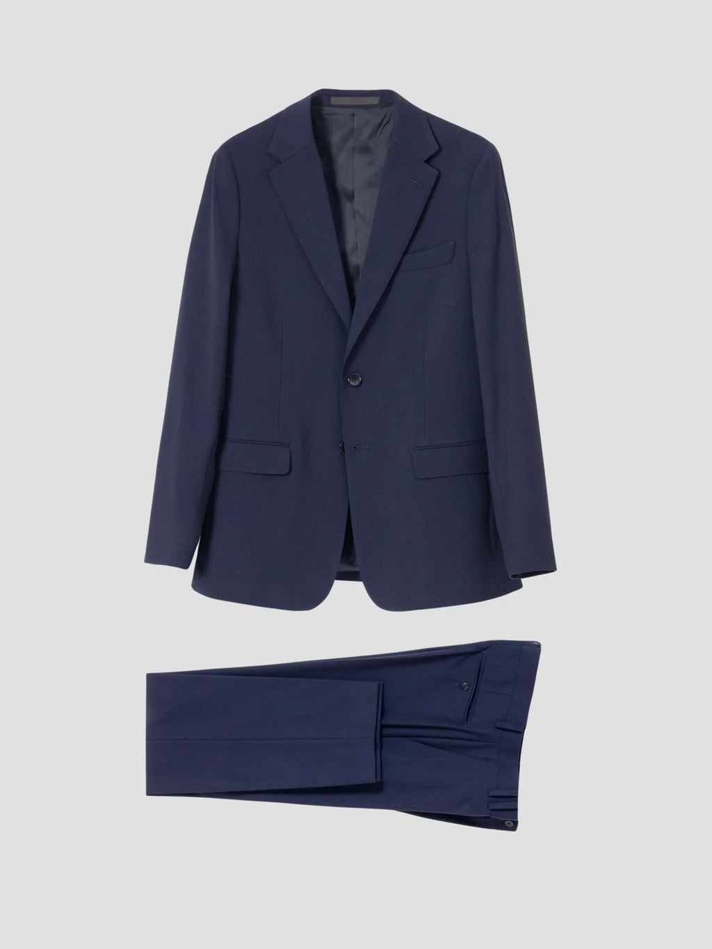 TRAJE MICRO CUADRO MARINO